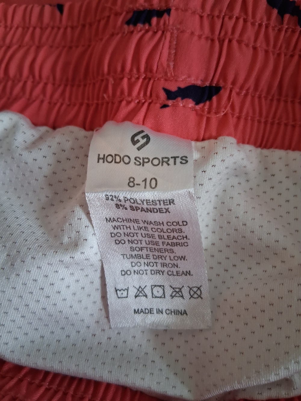 Cat & Jack Boys Swim Trunks Lot - Navy, Coral & Orange-Blue Gradient - Picture 8 of 10